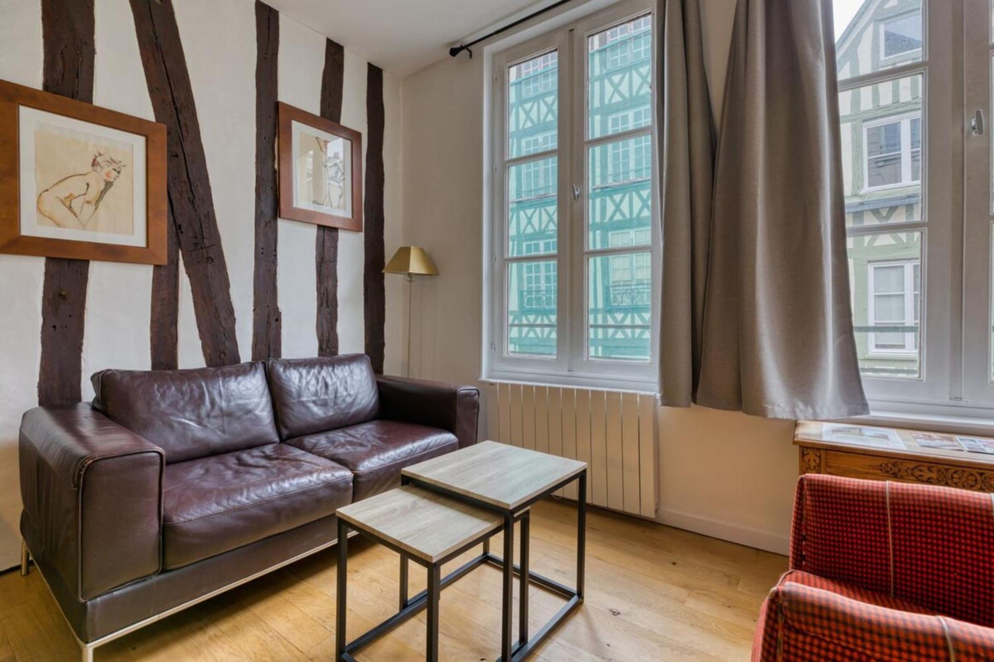 Le Charmant F2 Rue Du Gros Horloge A Rouen! エクステリア 写真